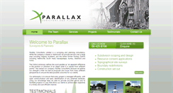 Desktop Screenshot of parallaxsurveyors.co.nz